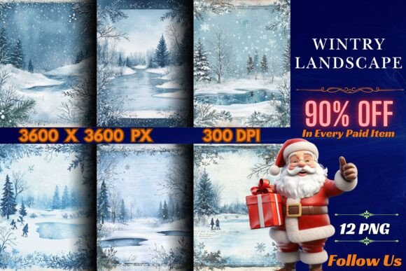 Download Wintry Landscape Backgrounds - Wintry Collection